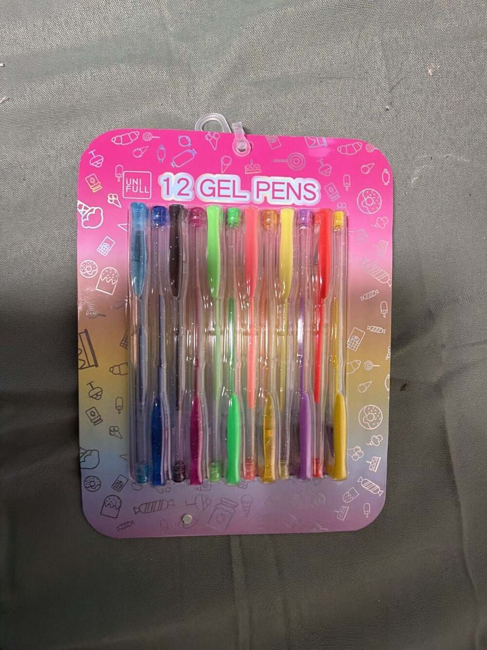 Uni Full 12 Gel Pens Assorted Colors